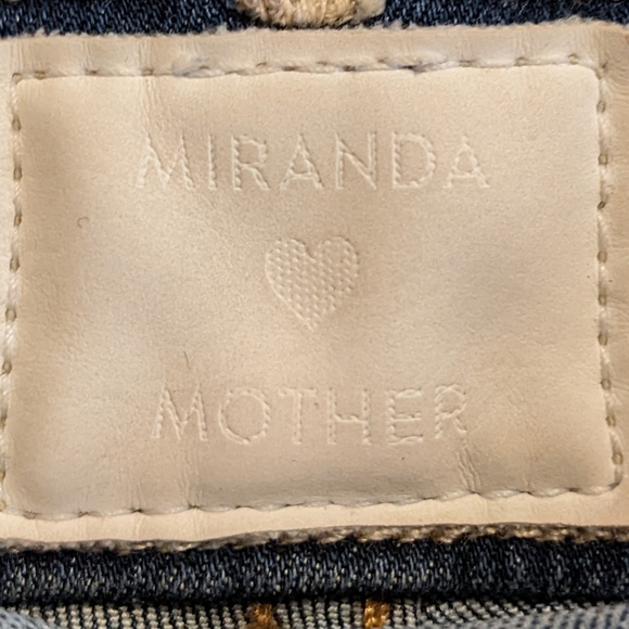 Mother Denim x Miranda Kerr The Audrey Jean Absolutely Positively Sz 24 Stretch - Picture 4 of 10